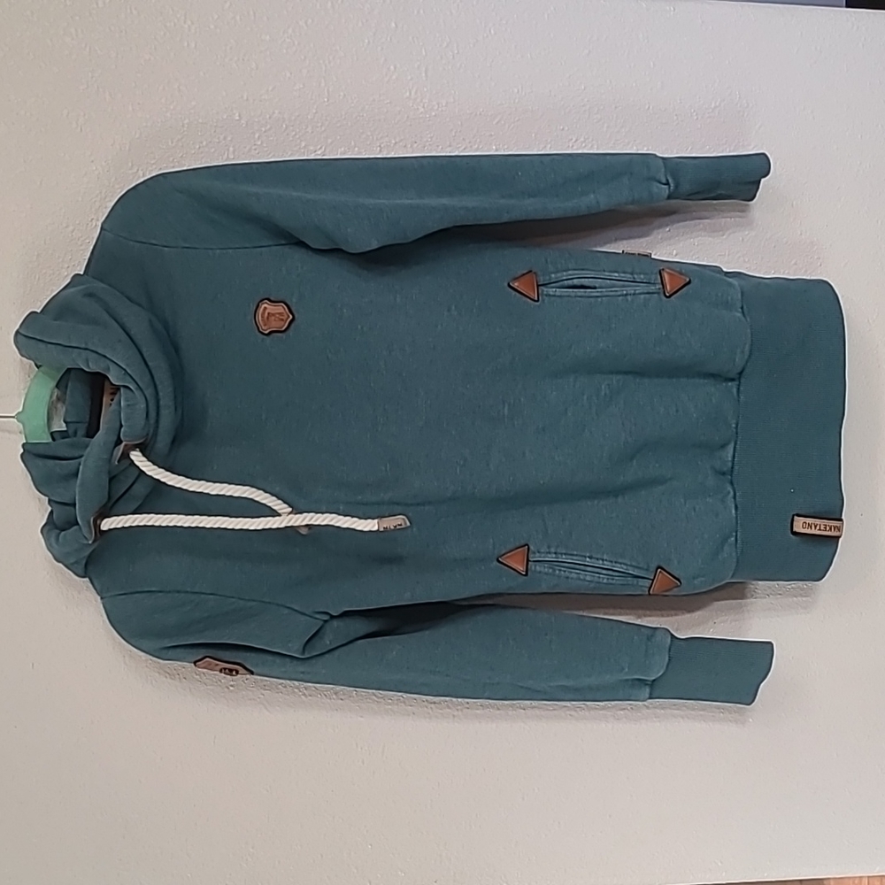 Naketano teal hoodie